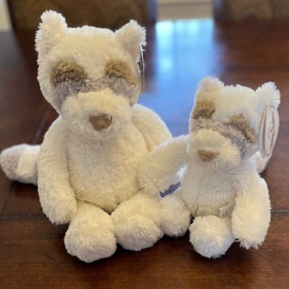 NWT Swedish Plush Raccoon Set - Picture 1 of 3
